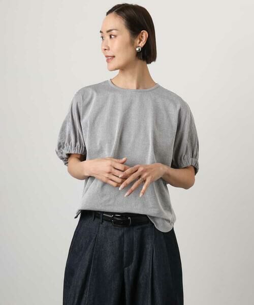 MICHEL KLEIN / ミッシェルクラン カットソー | [接触冷感]サッカードルマンスリーブカットソー | 詳細20