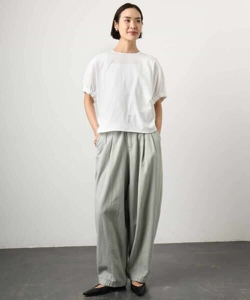 MICHEL KLEIN / ミッシェルクラン カットソー | [接触冷感]サッカードルマンスリーブカットソー | 詳細21