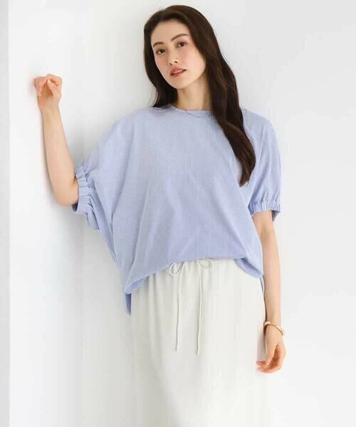 MICHEL KLEIN / ミッシェルクラン カットソー | [接触冷感]サッカードルマンスリーブカットソー | 詳細25