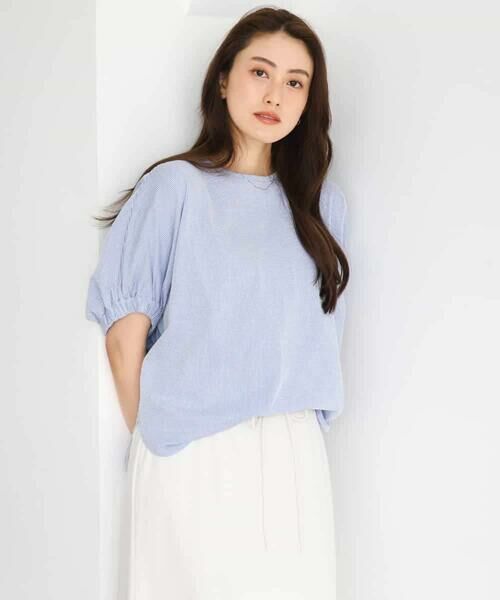 MICHEL KLEIN / ミッシェルクラン カットソー | [接触冷感]サッカードルマンスリーブカットソー | 詳細26