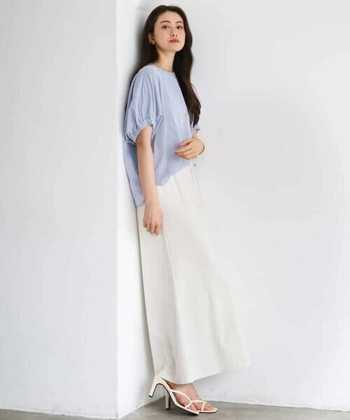 MICHEL KLEIN / ミッシェルクラン カットソー | [接触冷感]サッカードルマンスリーブカットソー | 詳細28