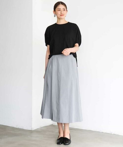 MICHEL KLEIN / ミッシェルクラン カットソー | [接触冷感]サッカードルマンスリーブカットソー | 詳細3