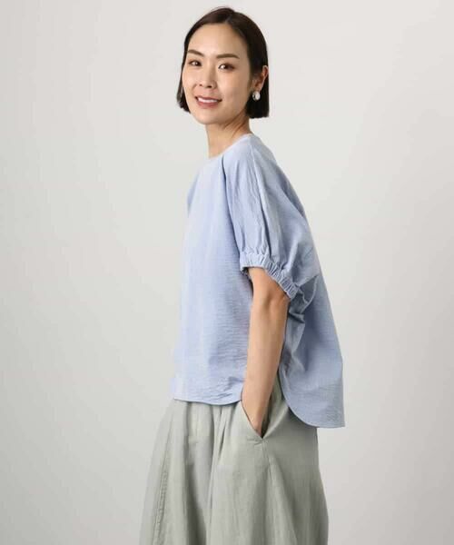 MICHEL KLEIN / ミッシェルクラン カットソー | [接触冷感]サッカードルマンスリーブカットソー | 詳細30