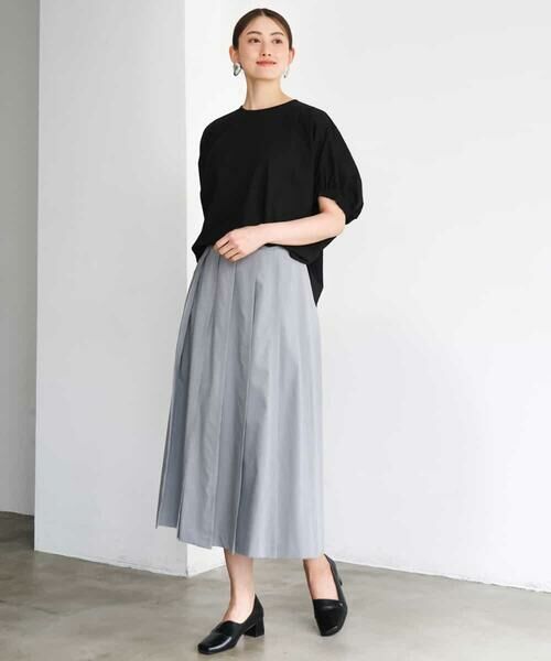 MICHEL KLEIN / ミッシェルクラン カットソー | [接触冷感]サッカードルマンスリーブカットソー | 詳細4