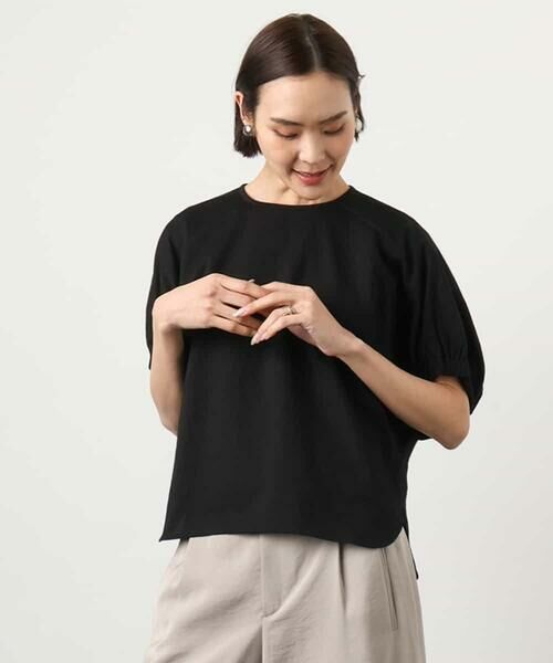 MICHEL KLEIN / ミッシェルクラン カットソー | [接触冷感]サッカードルマンスリーブカットソー | 詳細6