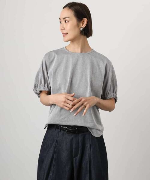 MICHEL KLEIN / ミッシェルクラン カットソー | [接触冷感]サッカードルマンスリーブカットソー | 詳細8