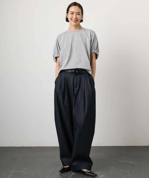 MICHEL KLEIN / ミッシェルクラン カットソー | [接触冷感]サッカードルマンスリーブカットソー | 詳細9