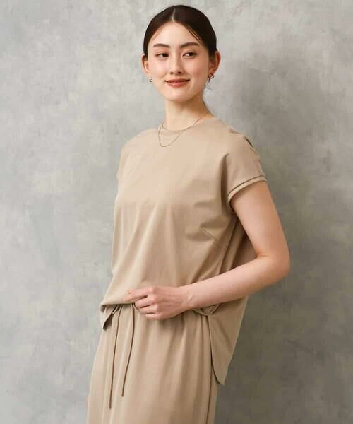 MICHEL KLEIN / ミッシェルクラン カットソー | [セットアップ対応]ヴィンテージサテンTブラウス | 詳細1