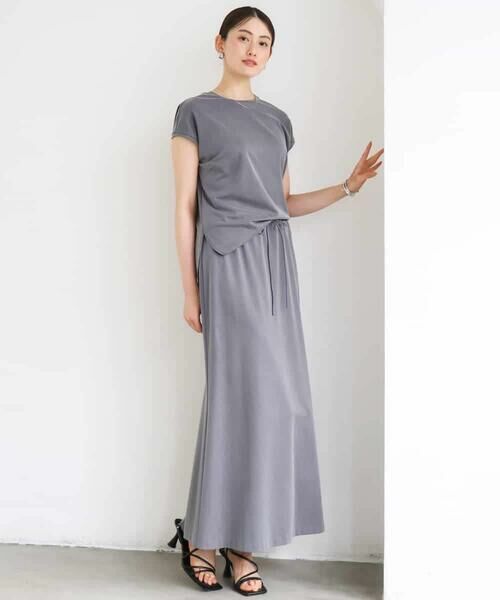 MICHEL KLEIN / ミッシェルクラン カットソー | [セットアップ対応]ヴィンテージサテンTブラウス | 詳細14