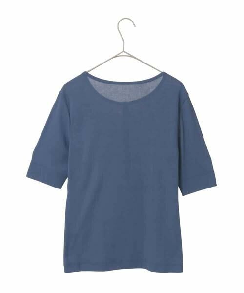 MICHEL KLEIN / ミッシェルクラン カットソー | [アンサンブル対応]リングドットヘンリーネックTシャツ | 詳細1