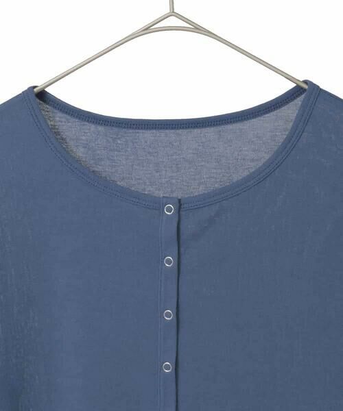 MICHEL KLEIN / ミッシェルクラン カットソー | [アンサンブル対応]リングドットヘンリーネックTシャツ | 詳細2