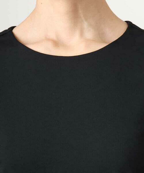 MICHEL KLEIN / ミッシェルクラン カットソー | [遮熱効果素材]ステッチレス五分袖プルオーバー | 詳細24