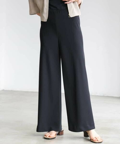 MICHEL KLEIN / ミッシェルクラン その他パンツ | [リラックスボトム]シームレスワイドパンツ | 詳細14