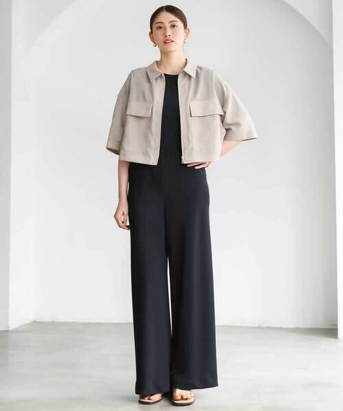 MICHEL KLEIN / ミッシェルクラン その他パンツ | [リラックスボトム]シームレスワイドパンツ | 詳細15