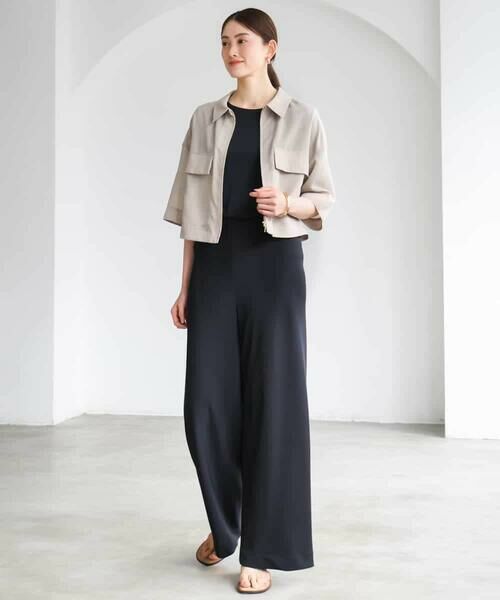 MICHEL KLEIN / ミッシェルクラン その他パンツ | [リラックスボトム]シームレスワイドパンツ | 詳細16