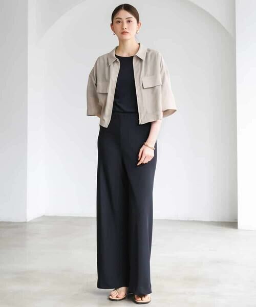 MICHEL KLEIN / ミッシェルクラン その他パンツ | [リラックスボトム]シームレスワイドパンツ | 詳細17