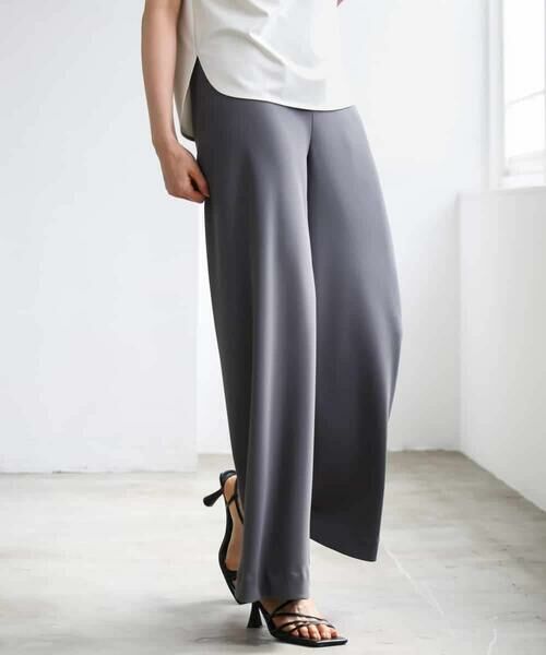 MICHEL KLEIN / ミッシェルクラン その他パンツ | [リラックスボトム]シームレスワイドパンツ | 詳細2