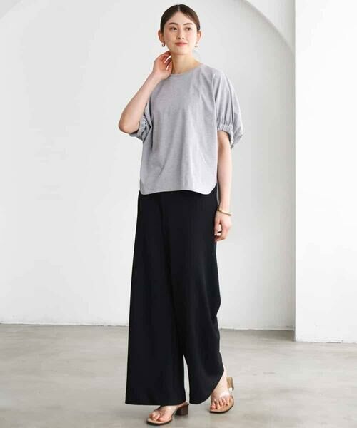 MICHEL KLEIN / ミッシェルクラン その他パンツ | [リラックスボトム]シームレスワイドパンツ | 詳細21