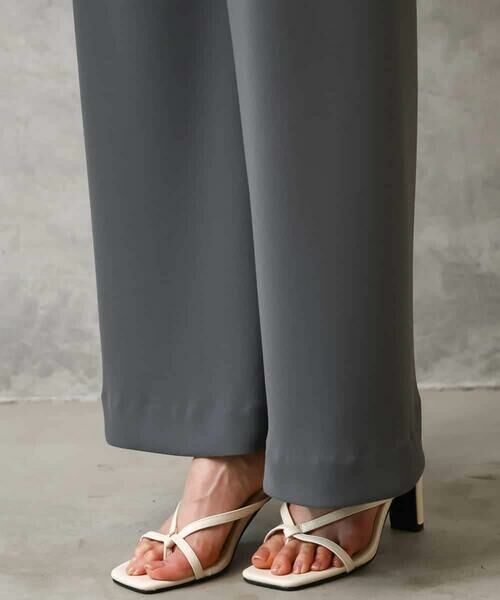 MICHEL KLEIN / ミッシェルクラン その他パンツ | [リラックスボトム]シームレスワイドパンツ | 詳細27