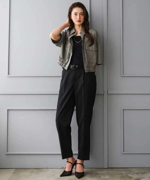 MICHEL KLEIN / ミッシェルクラン ショート・ハーフ・半端丈パンツ | [リラックスボトム]テーパードパンツ | 詳細14