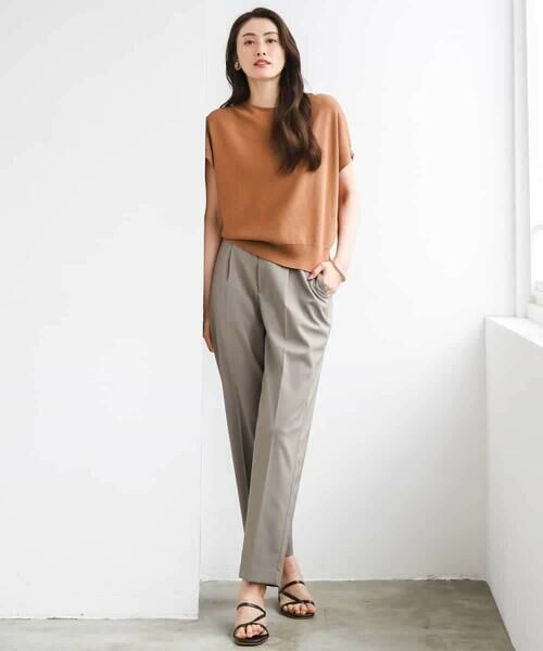 MICHEL KLEIN / ミッシェルクラン ショート・ハーフ・半端丈パンツ | [リラックスボトム]テーパードパンツ | 詳細21