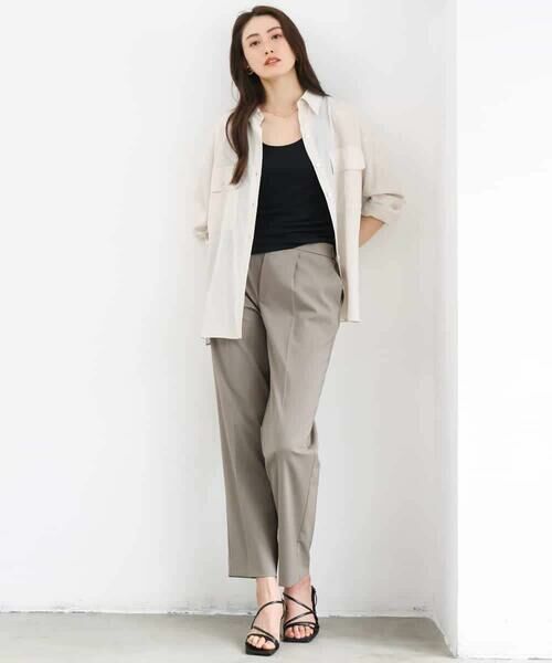 MICHEL KLEIN / ミッシェルクラン ショート・ハーフ・半端丈パンツ | [リラックスボトム]テーパードパンツ | 詳細23