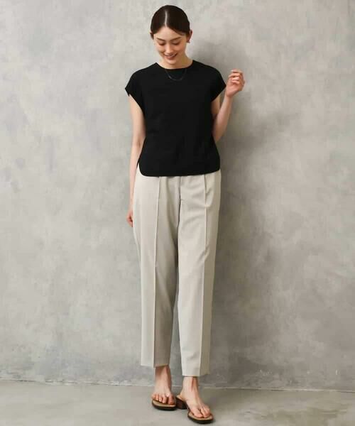 MICHEL KLEIN / ミッシェルクラン ショート・ハーフ・半端丈パンツ | [リラックスボトム]テーパードパンツ | 詳細4