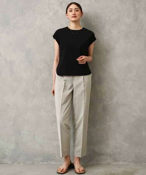 MICHEL KLEIN / ミッシェルクラン ショート・ハーフ・半端丈パンツ | [リラックスボトム]テーパードパンツ | 詳細5