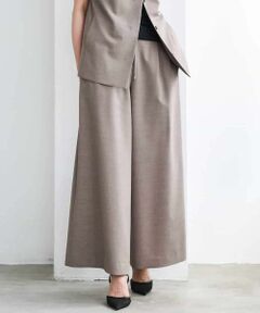 MICHEL KLEIN / ミッシェルクラン その他パンツ | [セットアップ対応/リラックスボトム]ドローストリングワイドパンツ