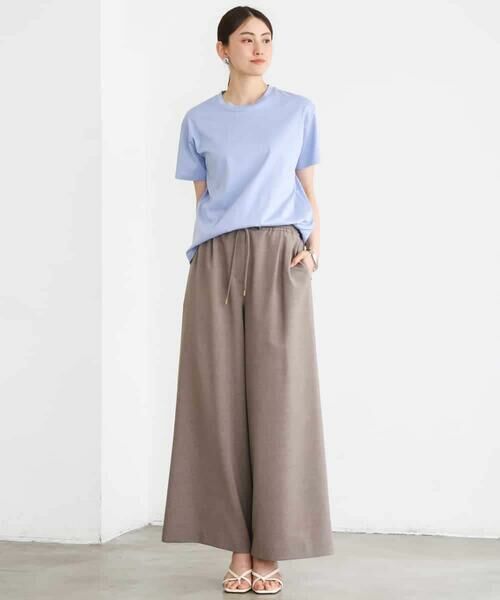 MICHEL KLEIN / ミッシェルクラン その他パンツ | [セットアップ対応/リラックスボトム]ドローストリングワイドパンツ | 詳細30