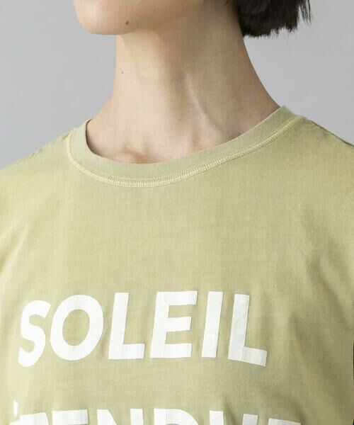 MICHEL KLEIN / ミッシェルクラン カットソー | クラックプリントロゴTシャツ | 詳細10