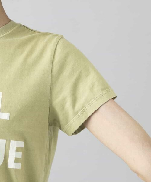 MICHEL KLEIN / ミッシェルクラン カットソー | クラックプリントロゴTシャツ | 詳細11