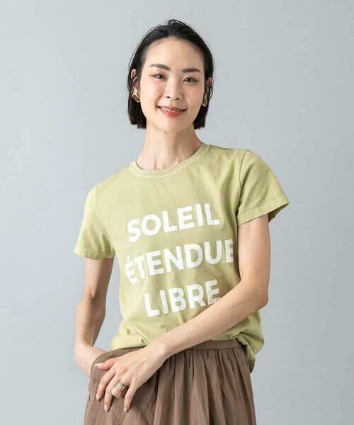 MICHEL KLEIN / ミッシェルクラン カットソー | クラックプリントロゴTシャツ | 詳細17