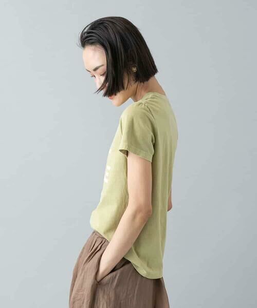 MICHEL KLEIN / ミッシェルクラン カットソー | クラックプリントロゴTシャツ | 詳細18