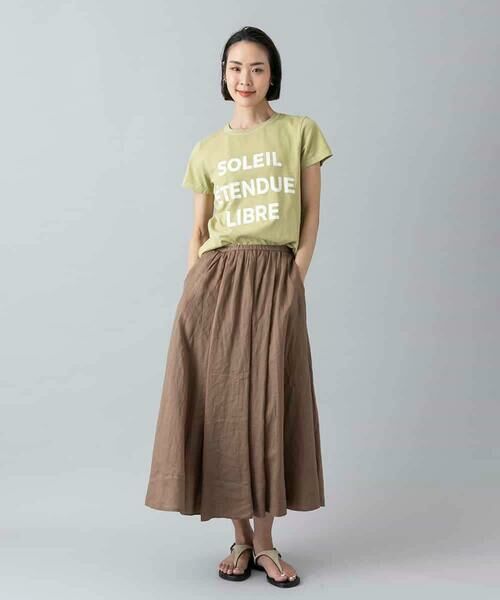 MICHEL KLEIN / ミッシェルクラン カットソー | クラックプリントロゴTシャツ | 詳細19