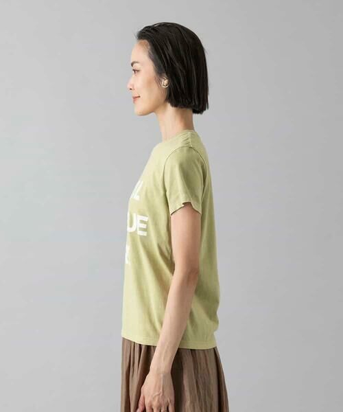 MICHEL KLEIN / ミッシェルクラン カットソー | クラックプリントロゴTシャツ | 詳細8