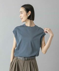 MICHEL KLEIN / ミッシェルクラン カットソー | [接触冷感]フレンチスリーブカットソー