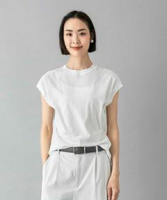 MICHEL KLEIN / ミッシェルクラン カットソー | [接触冷感]フレンチスリーブカットソー
