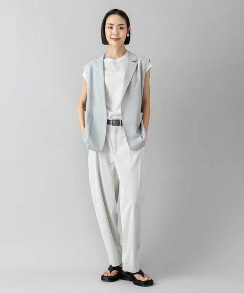 MICHEL KLEIN / ミッシェルクラン カットソー | [接触冷感]フレンチスリーブカットソー | 詳細22