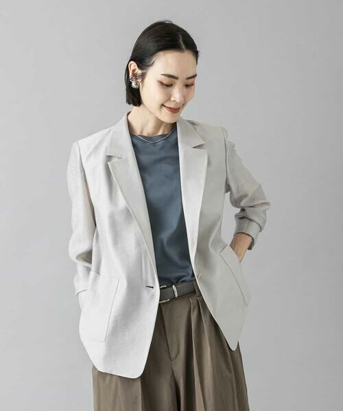MICHEL KLEIN / ミッシェルクラン カットソー | [接触冷感]フレンチスリーブカットソー | 詳細6