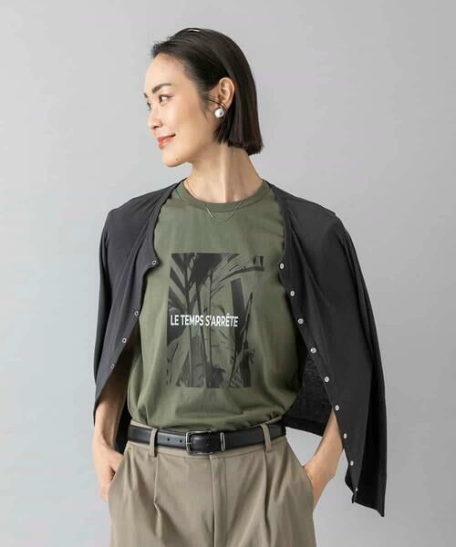 MICHEL KLEIN / ミッシェルクラン カットソー | フォトTシャツ | 詳細1