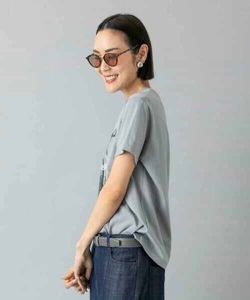 MICHEL KLEIN / ミッシェルクラン カットソー | フォトTシャツ | 詳細21