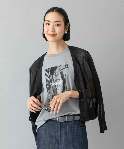 MICHEL KLEIN / ミッシェルクラン カットソー | フォトTシャツ | 詳細25