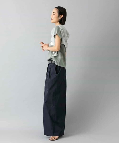 MICHEL KLEIN / ミッシェルクラン その他パンツ | 2タックワイドチノパンツ | 詳細20