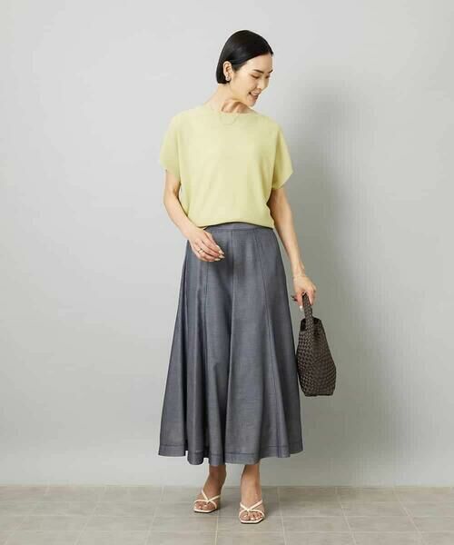 MICHEL KLEIN / ミッシェルクラン ニット・セーター | ホールガーメント(R)フレンチスリーブニット | 詳細9