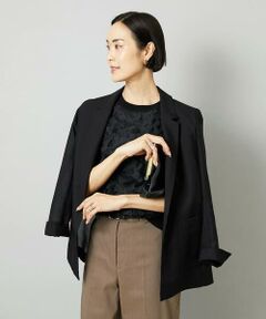 MICHEL KLEIN / ミッシェルクラン テーラードジャケット | シアーテーラードジャケット