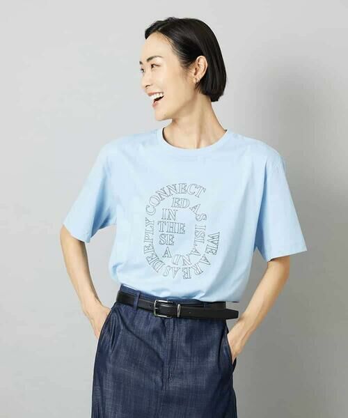MICHEL KLEIN / ミッシェルクラン カットソー | 透明箔プリントTシャツ | 詳細12