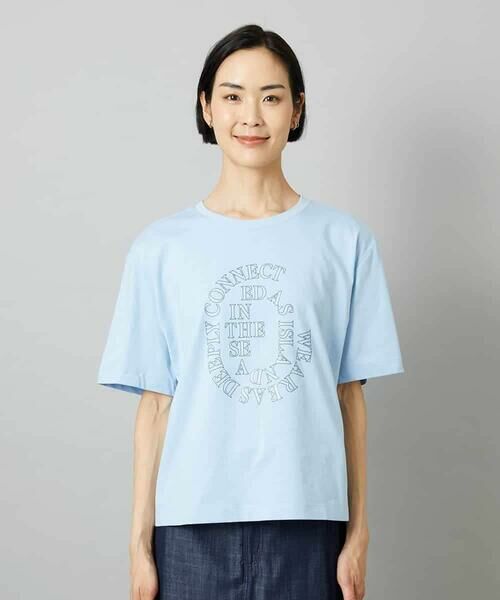 MICHEL KLEIN / ミッシェルクラン カットソー | 透明箔プリントTシャツ | 詳細18