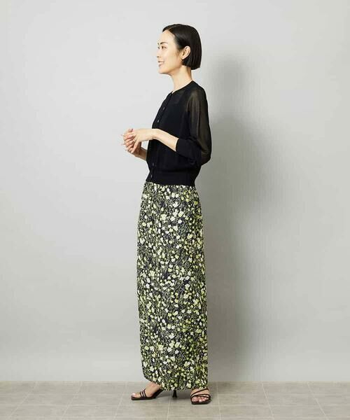 MICHEL KLEIN / ミッシェルクラン その他パンツ | [オリジナルプリント/リラックスボトム]シャドウフラワー プリントパンツ | 詳細6