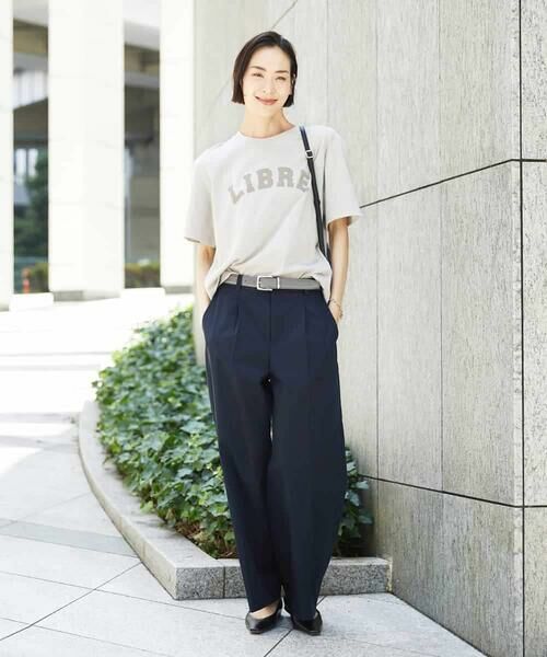 MICHEL KLEIN / ミッシェルクラン カットソー | ボクシ—ロゴＴシャツ | 詳細5